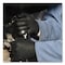 Gloveworks By Ammex Disposable Gloves, 6 mil Palm, Nitrile, Diamond Texture, Powder-Free, L, 1000 PK, Black GWBN46100 - alternate 6